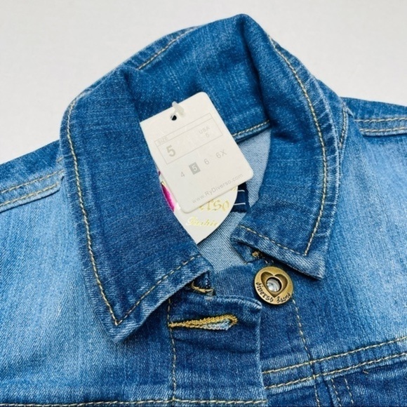 Diverse NWT Girls Denim Jacket - Picture 4 of 6